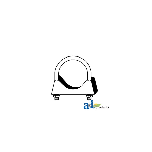 3-1/2" Muffler Clamps 5.6" x6.3" x0.8"